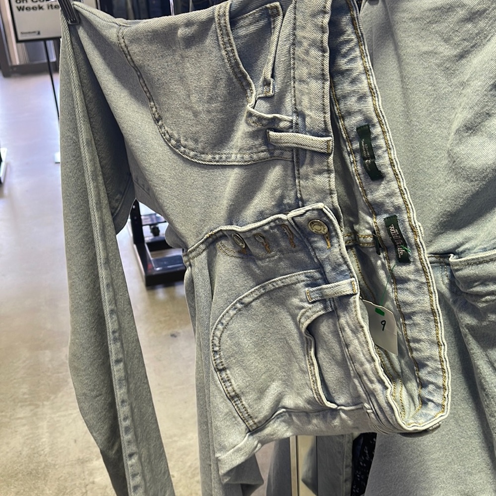 Wild Fable Low Rise Button Down Denim Jeans size 4 Bootcut
